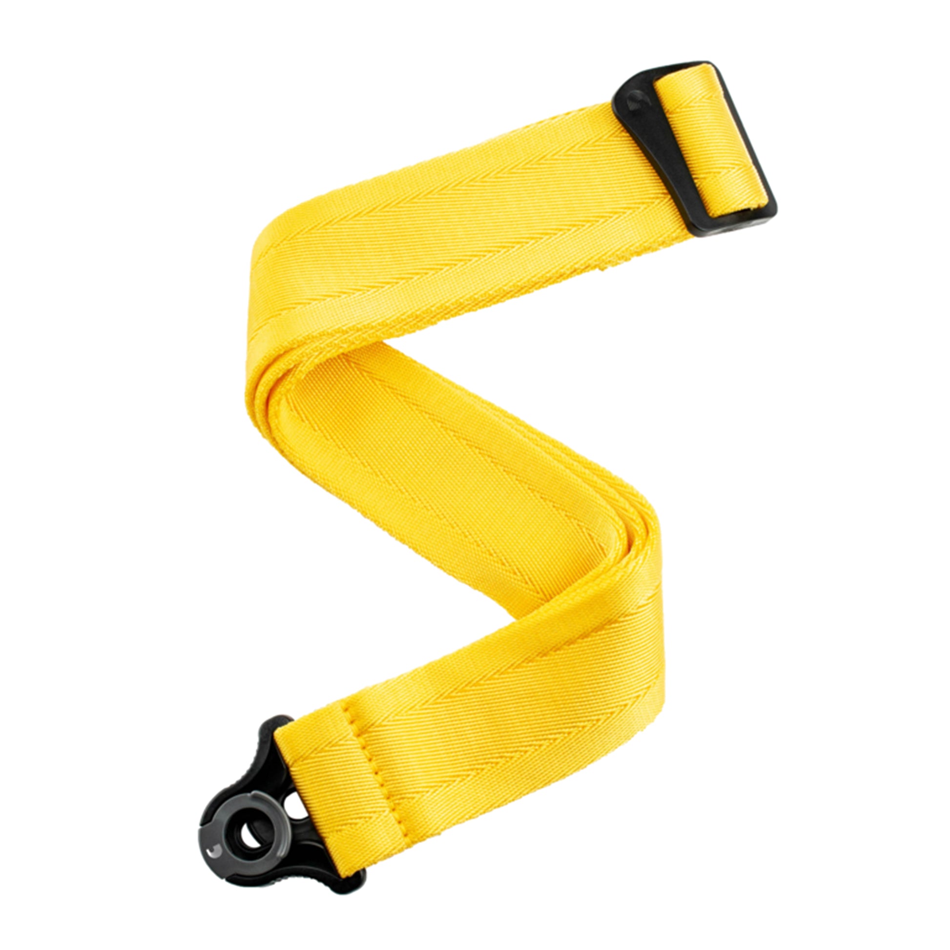 D'Addario Auto Lock Guitar Strap Mellow Yellow Accessories / Straps