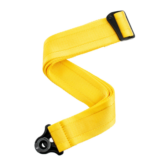 D'Addario Auto Lock Guitar Strap Mellow Yellow Accessories / Straps