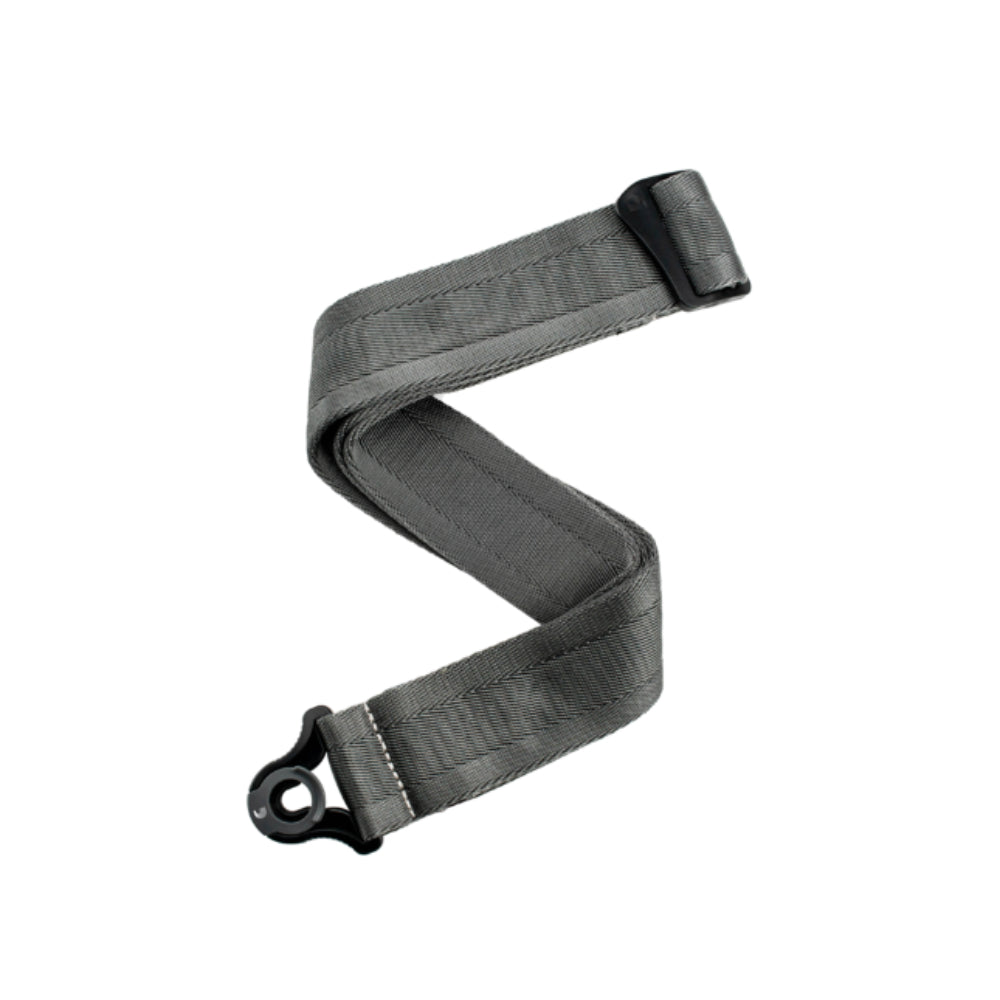 D'Addario Auto Lock Guitar Strap Metal Grey Accessories / Straps