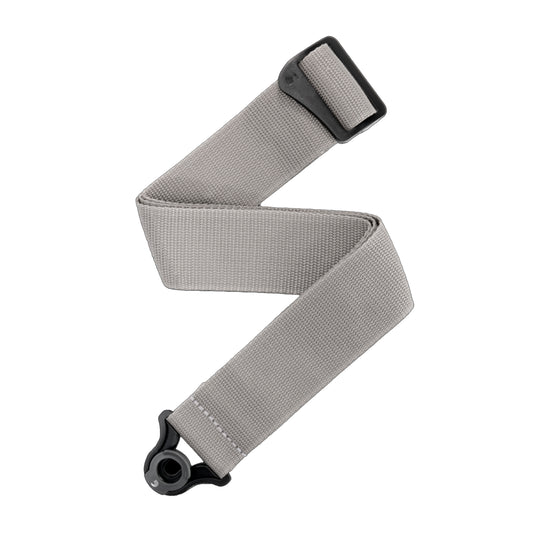 D'Addario Auto Lock Polypro Guitar Strap Grey Accessories / Straps