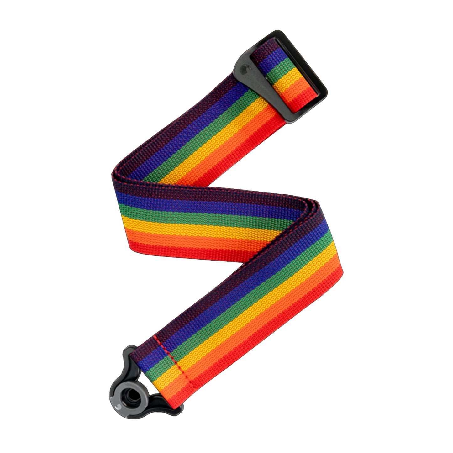 D'Addario Auto Lock Polypro Guitar Strap Rainbow Accessories / Straps