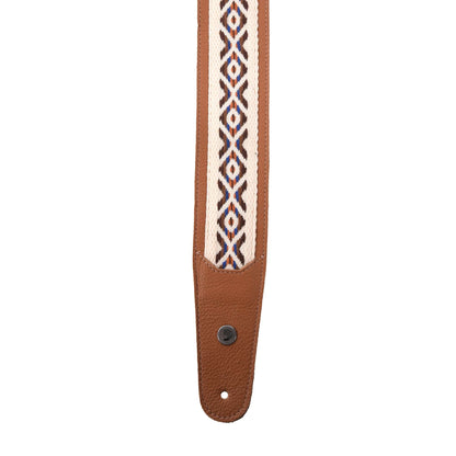 D'Addario Hybrid Leather Guitar Strap Desert Accessories / Straps