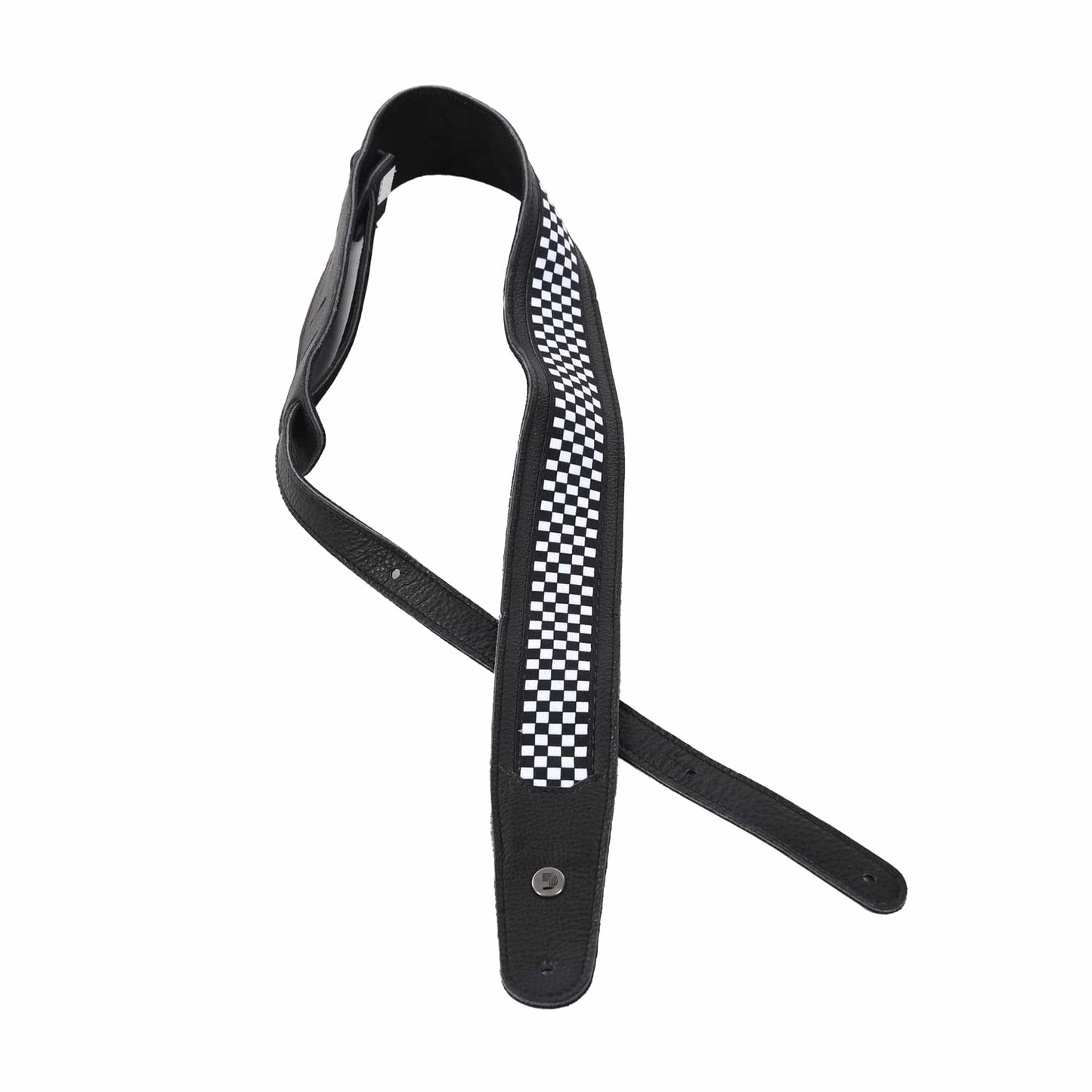 D'Addario Hybrid Leather Guitar Strap Shadows Accessories / Straps