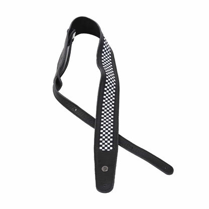 D'Addario Hybrid Leather Guitar Strap Shadows Accessories / Straps