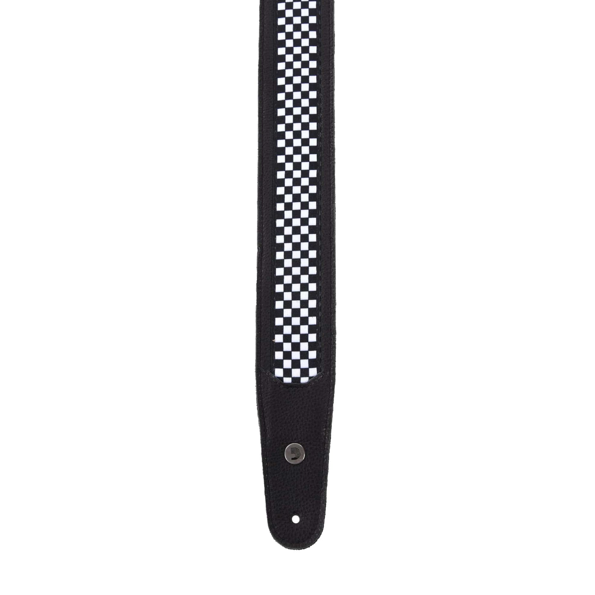 D'Addario Hybrid Leather Guitar Strap Shadows Accessories / Straps