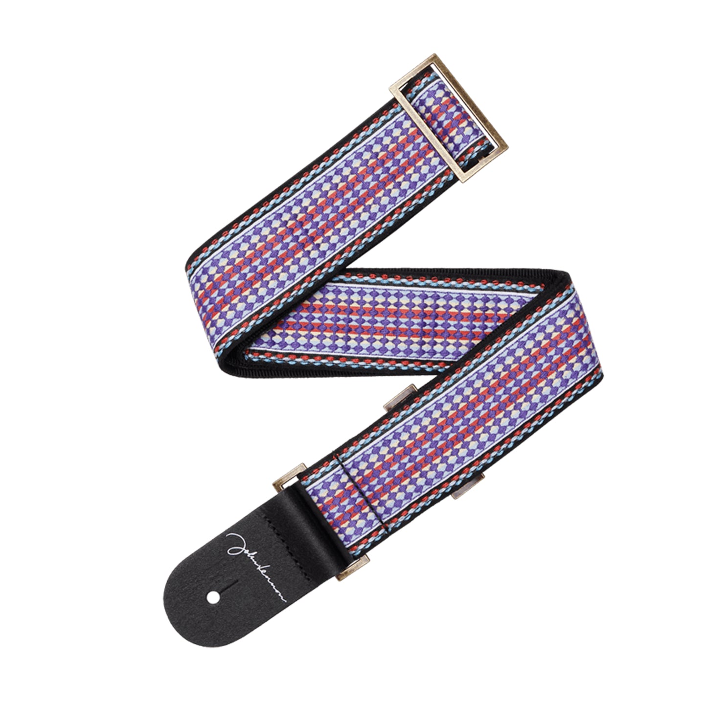 D'Addario John Lennon Live Series Guitar Strap Live in NYC Jacquard Accessories / Straps