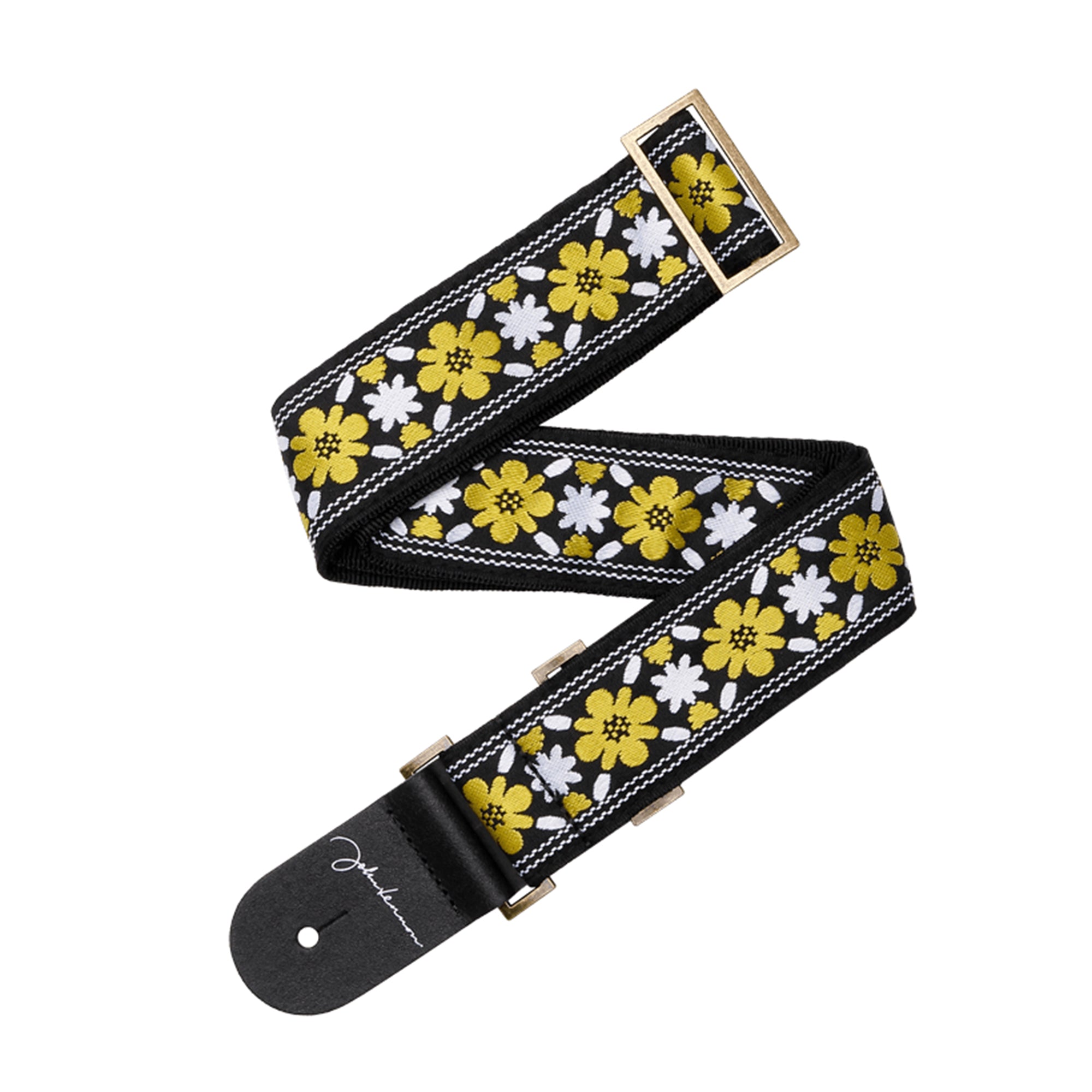 D'Addario John Lennon Live Series Guitar Strap Rooftop Jacquard Accessories / Straps