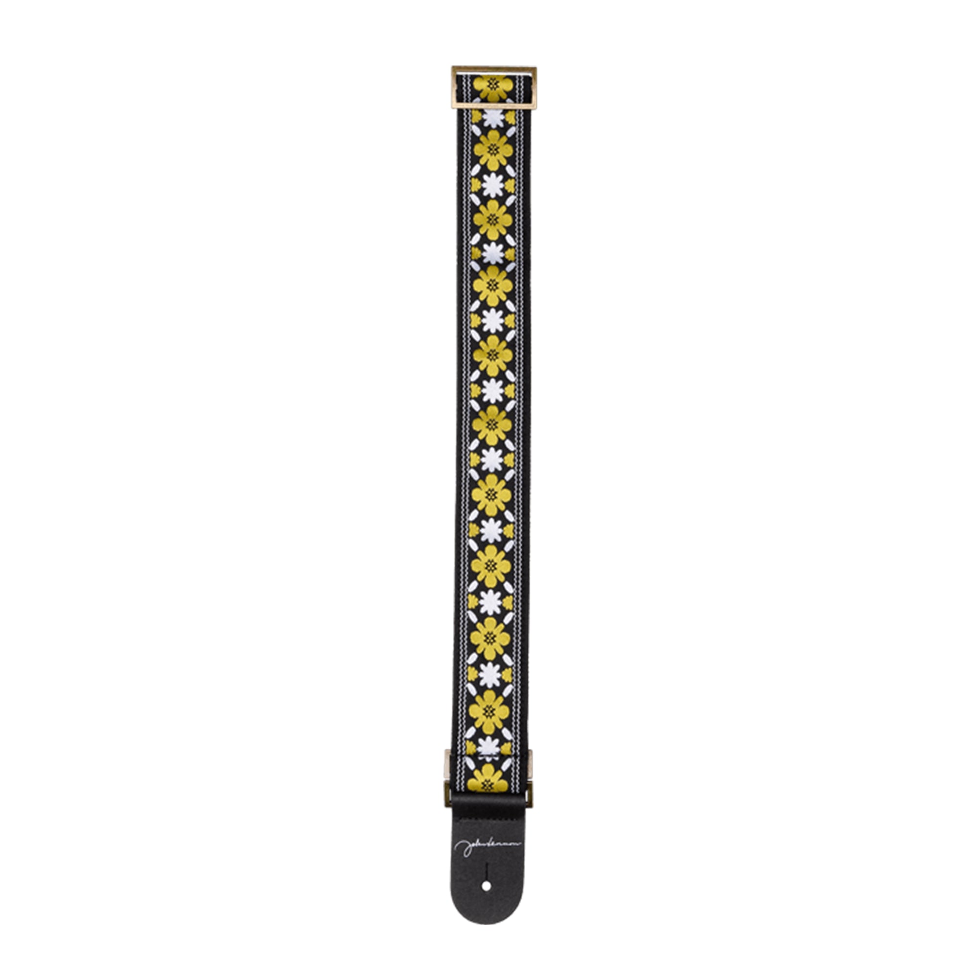 D'Addario John Lennon Live Series Guitar Strap Rooftop Jacquard Accessories / Straps