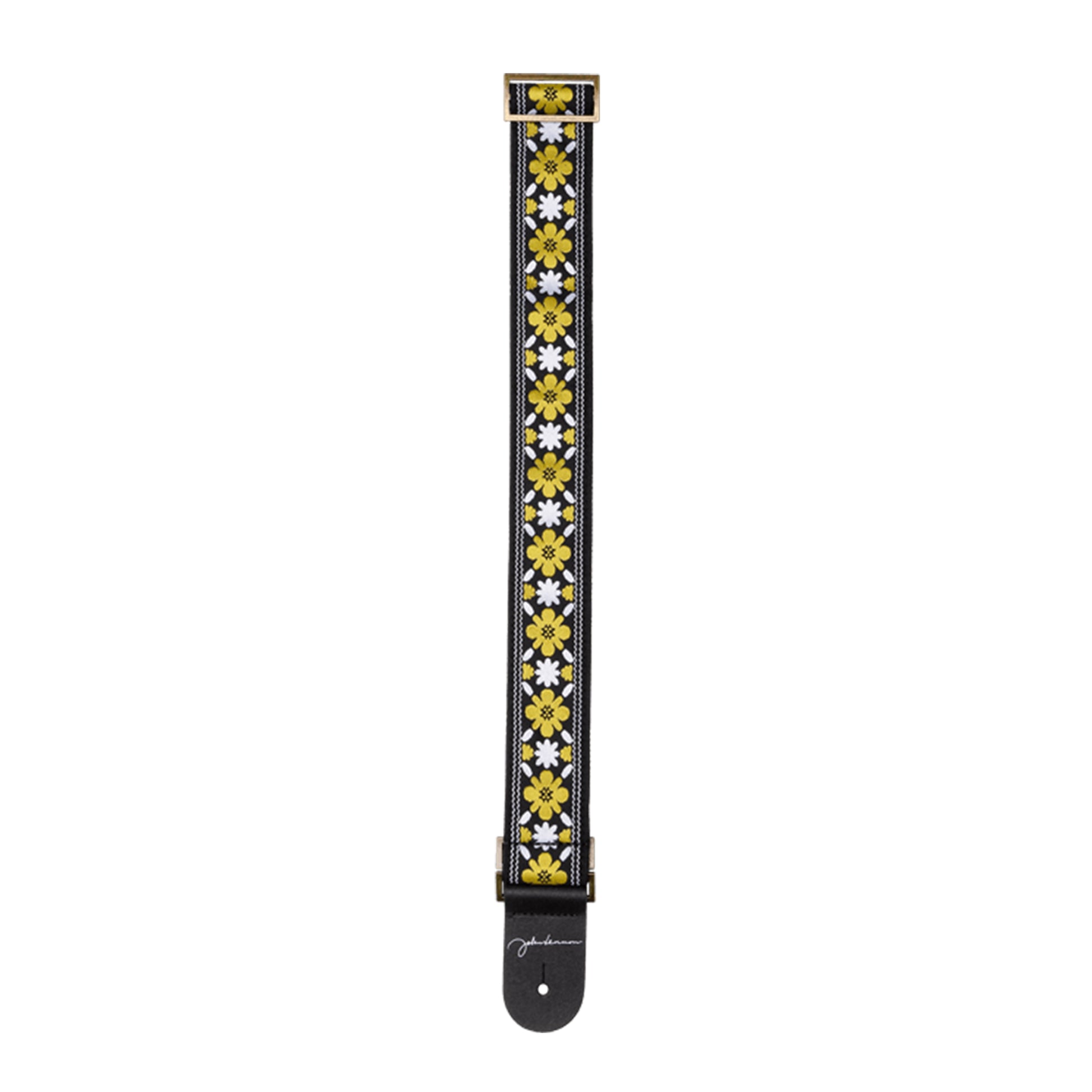 D'Addario John Lennon Live Series Guitar Strap Rooftop Jacquard Accessories / Straps