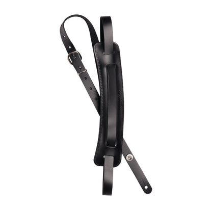 D'Addario John Lennon Signature Strap Black Leather w/Pad Accessories / Straps