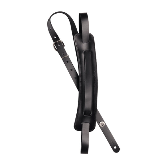 D'Addario John Lennon Signature Strap Black Leather w/Pad Accessories / Straps