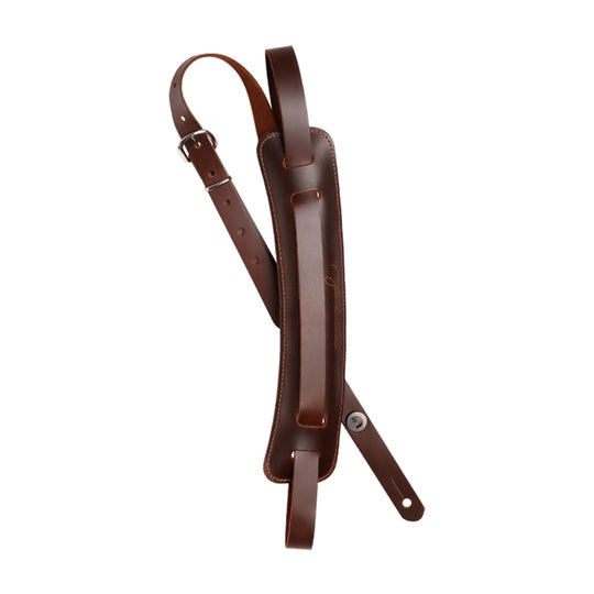 D'Addario John Lennon Signature Strap Brown Leather w/Pad Accessories / Straps