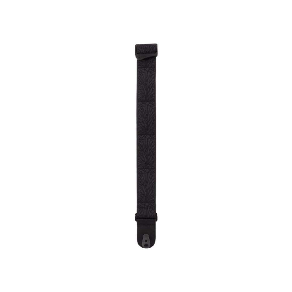 D'Addario Pad Lock Woven Guitar Strap Lightning Black Tubular Accessories / Straps
