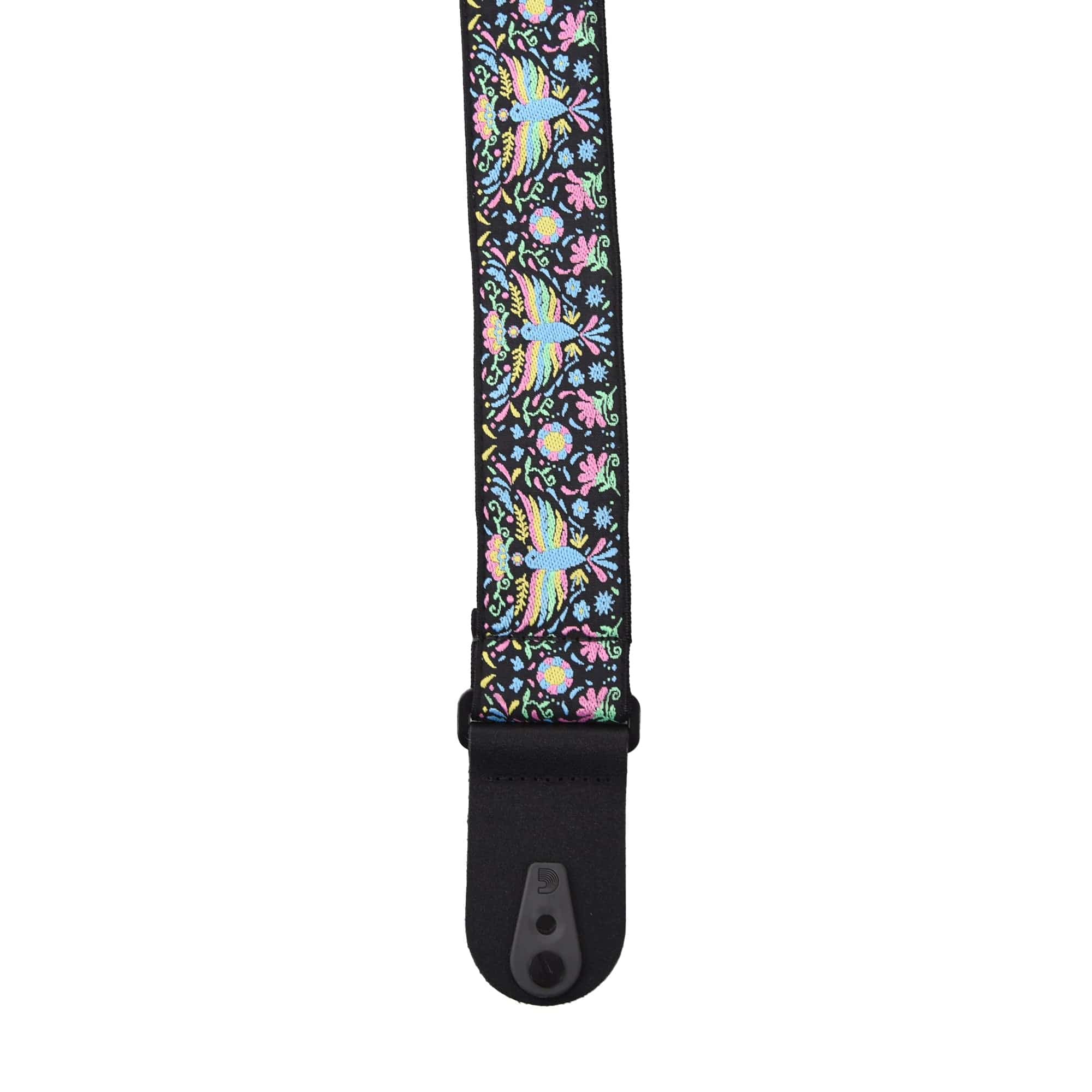 D'Addario Pad Lock Woven Guitar Strap Phoenix Dream Accessories / Straps