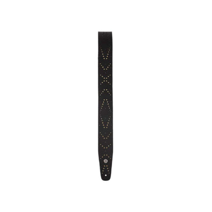 D'Addario Vented Leather Guitar Strap Star Dust Accessories / Straps