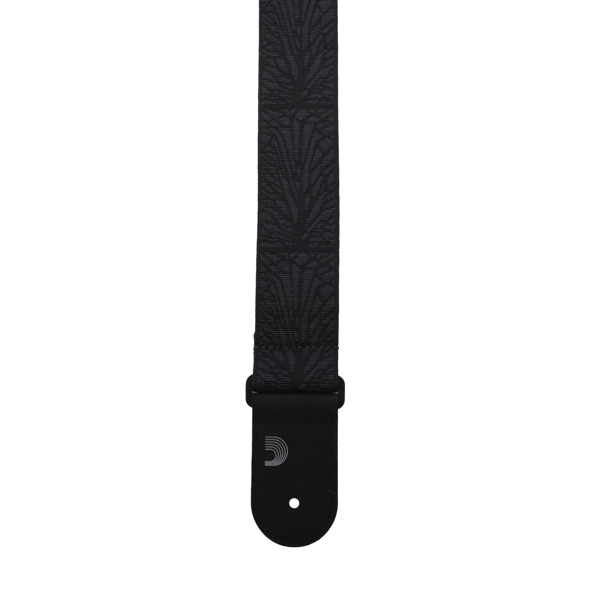 D'Addario Woven Guitar Strap Lightning Black Tubular Accessories / Straps