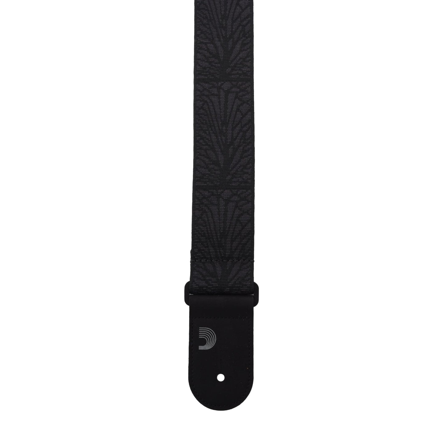 D'Addario Woven Guitar Strap Lightning Black Tubular Accessories / Straps