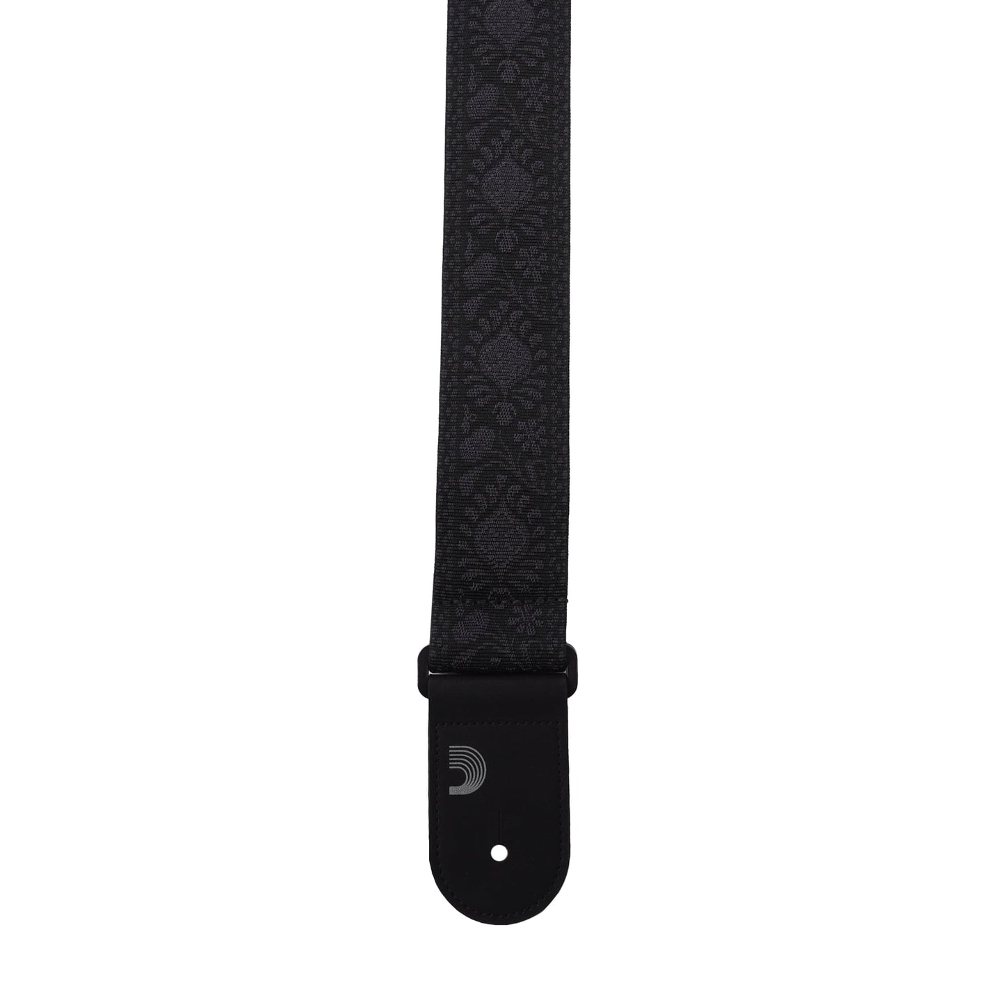 D'Addario Woven Guitar Strap Monterey Black Tubular Accessories / Straps