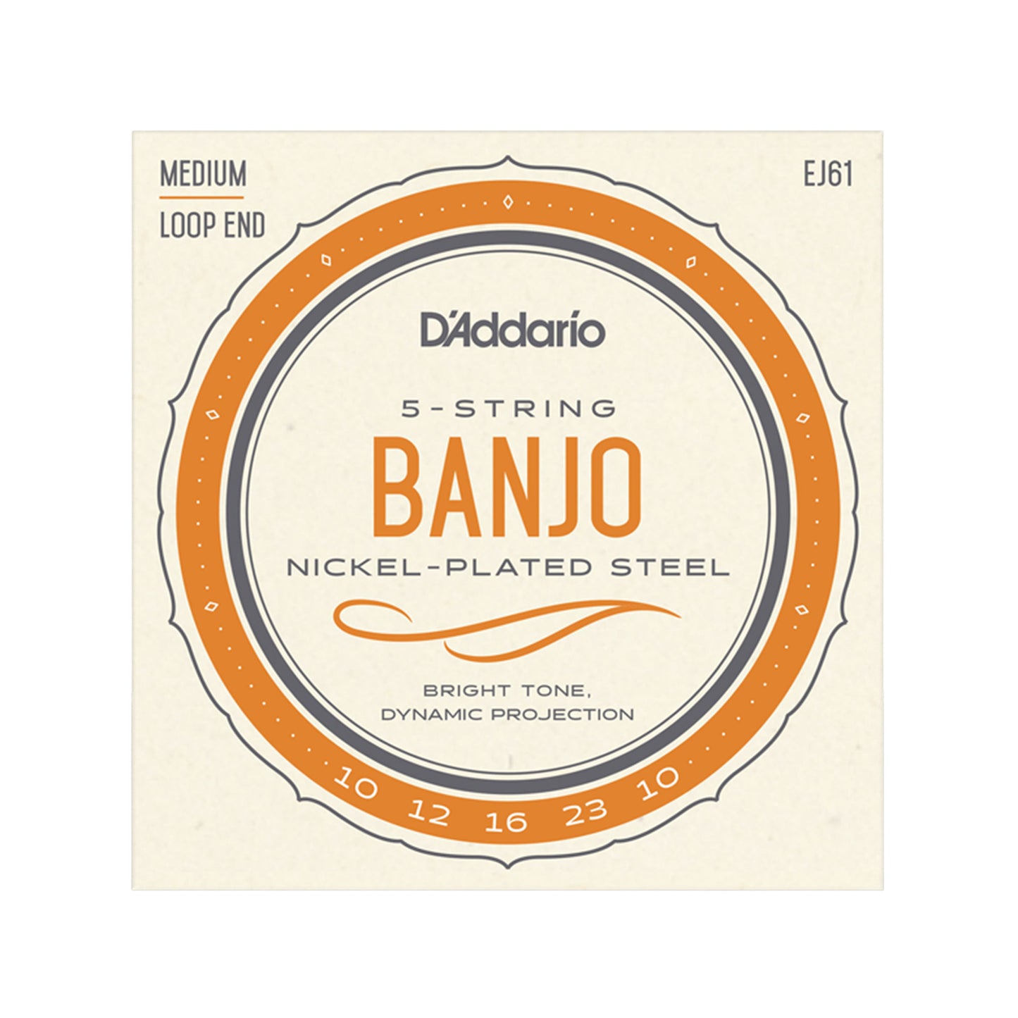 D'Addario J61 5-String Banjo Strings Accessories / Strings / Banjo Strings