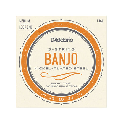 D'Addario J61 5-String Banjo Strings Accessories / Strings / Banjo Strings