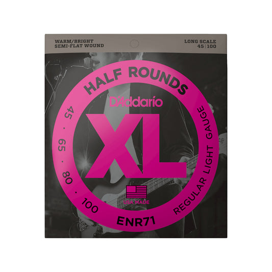 D\'Addario ENR71 Half Rounds Light Bass Strings Accessories / Strings / Bass Strings