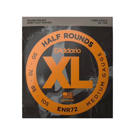 D\'Addario ENR72 Half Rounds Medium Bass Strings Accessories / Strings / Bass Strings