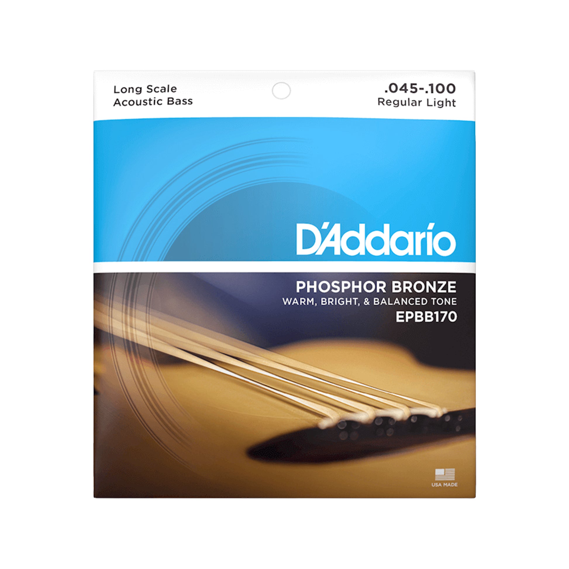 D'Addario EPBB170 Phospher Bronze Acoustic Bass String 45-100 Long scale Accessories / Strings / Bass Strings
