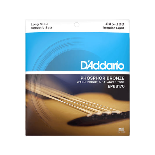 D'Addario EPBB170 Phospher Bronze Acoustic Bass String 45-100 Long scale Accessories / Strings / Bass Strings