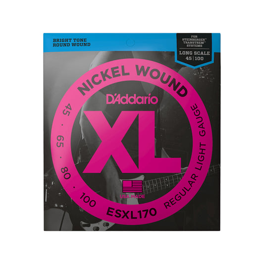 D'Addario ESXL170 Double Ball End Regular Light Bass 45-100 Accessories / Strings / Bass Strings