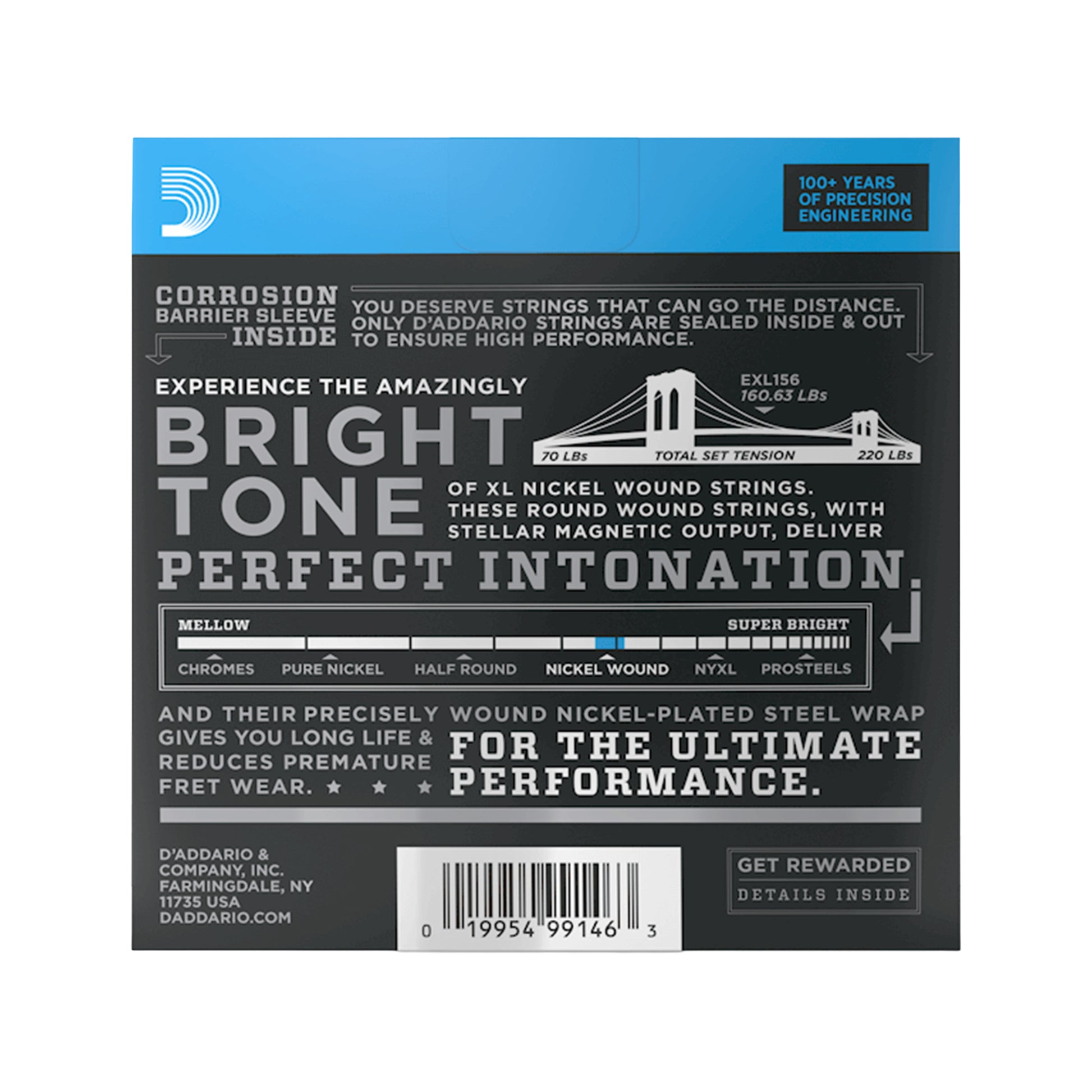 D'Addario EXL156 Bass VI Strings Accessories / Strings / Bass Strings