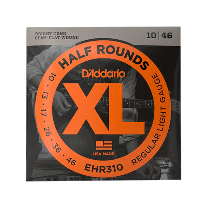 D'Addario EHR310 Half Round Regular Light Electric Guitar Strings 10-46 Accessories / Strings / Guitar Strings