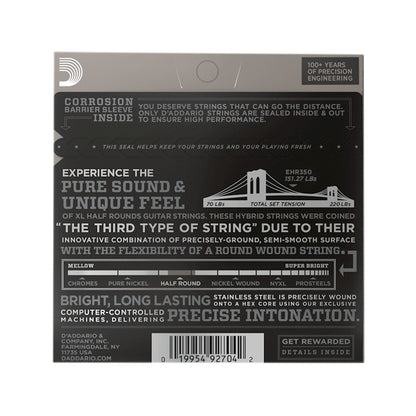 D'Addario EHR350 Half Rounds Electric Jazz Light 12-52 Accessories / Strings / Guitar Strings