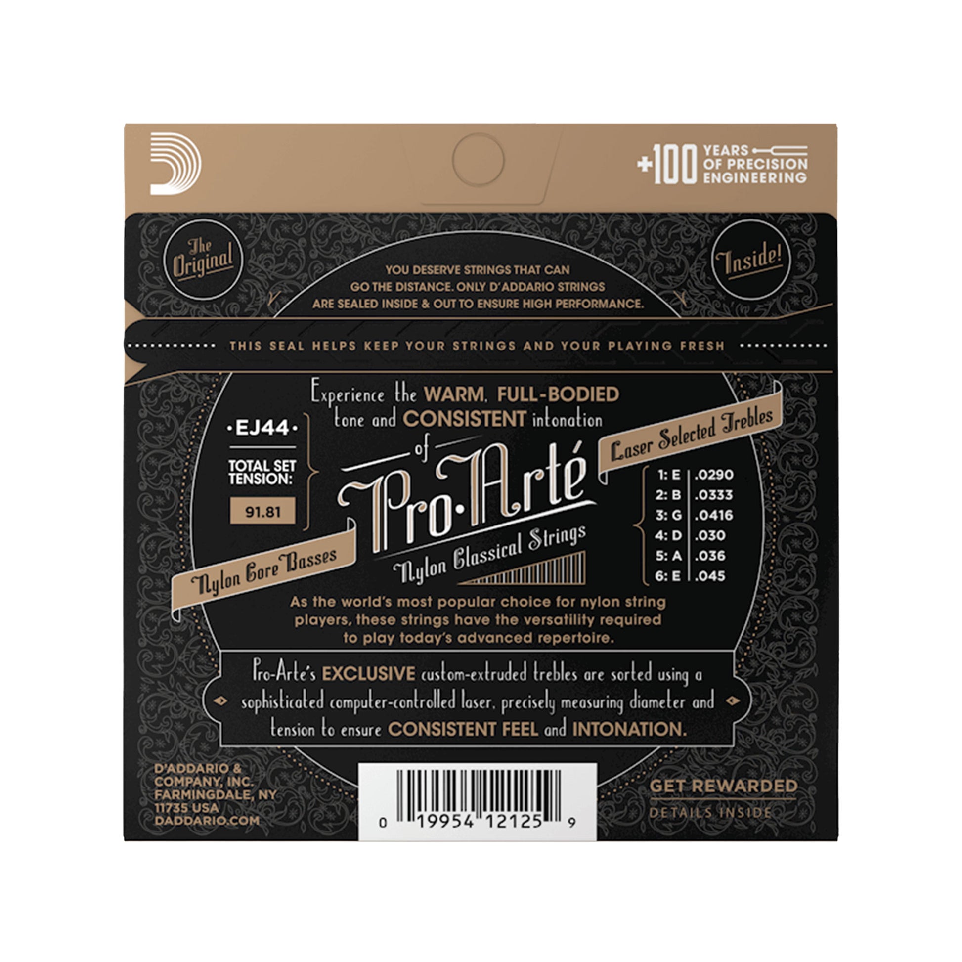 D'Addario EJ44 Pro-Arte Nylon Classical Guitar Strings Extra Hard Tension Accessories / Strings / Guitar Strings