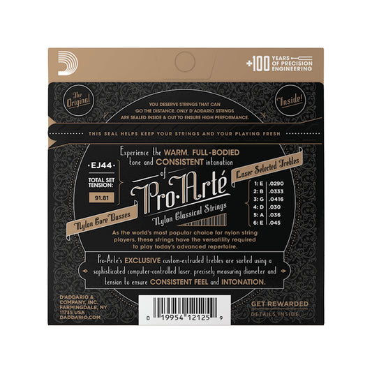 D'Addario EJ44 Pro-Arte Nylon Classical Guitar Strings Extra Hard Tension Accessories / Strings / Guitar Strings