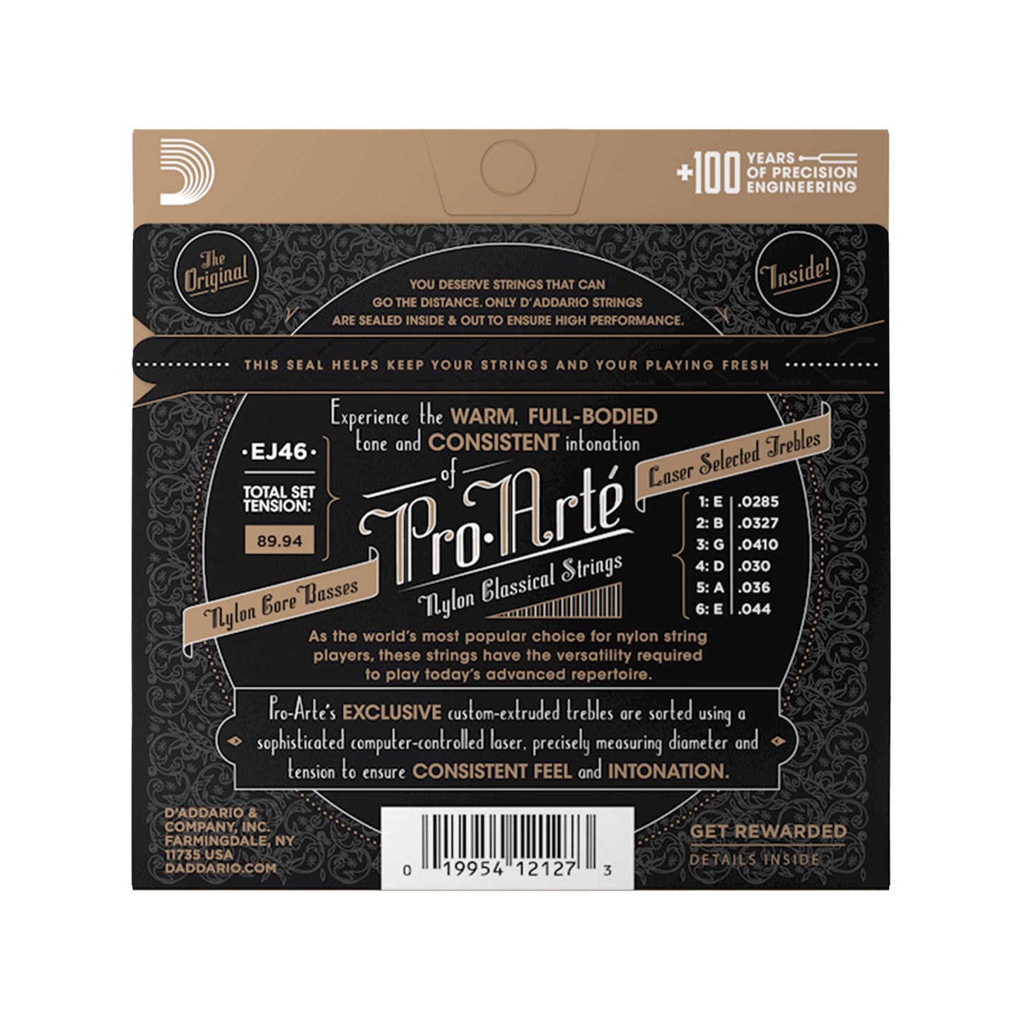 D'Addario EJ46 Pro-Arte Classical Guitar Strings Hard Tension Accessories / Strings / Guitar Strings