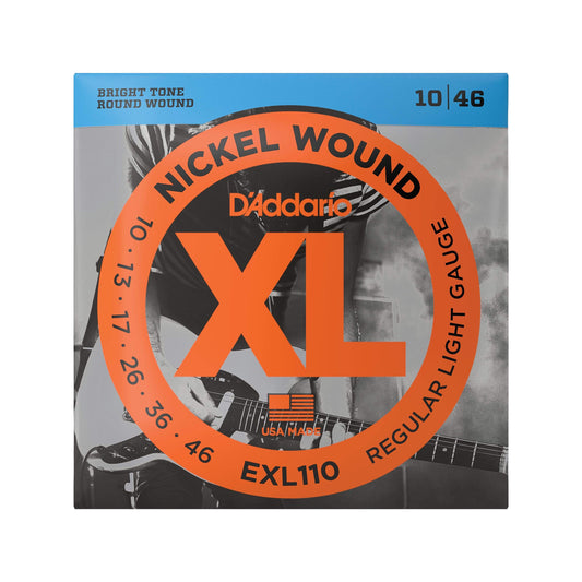 D'Addario EXL110 Regular Light Set Electric Guitar Strings 10-46 Accessories / Strings / Guitar Strings