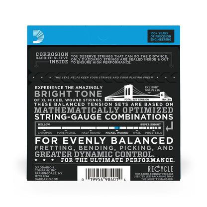 D'Addario EXL110BT Balanced Tension Electric 10-46 Regular Light Accessories / Strings / Guitar Strings