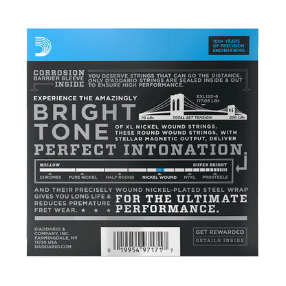 D'Addario EXL120-8 Nickel Super Light 8-String Set 9-56 Accessories / Strings / Guitar Strings