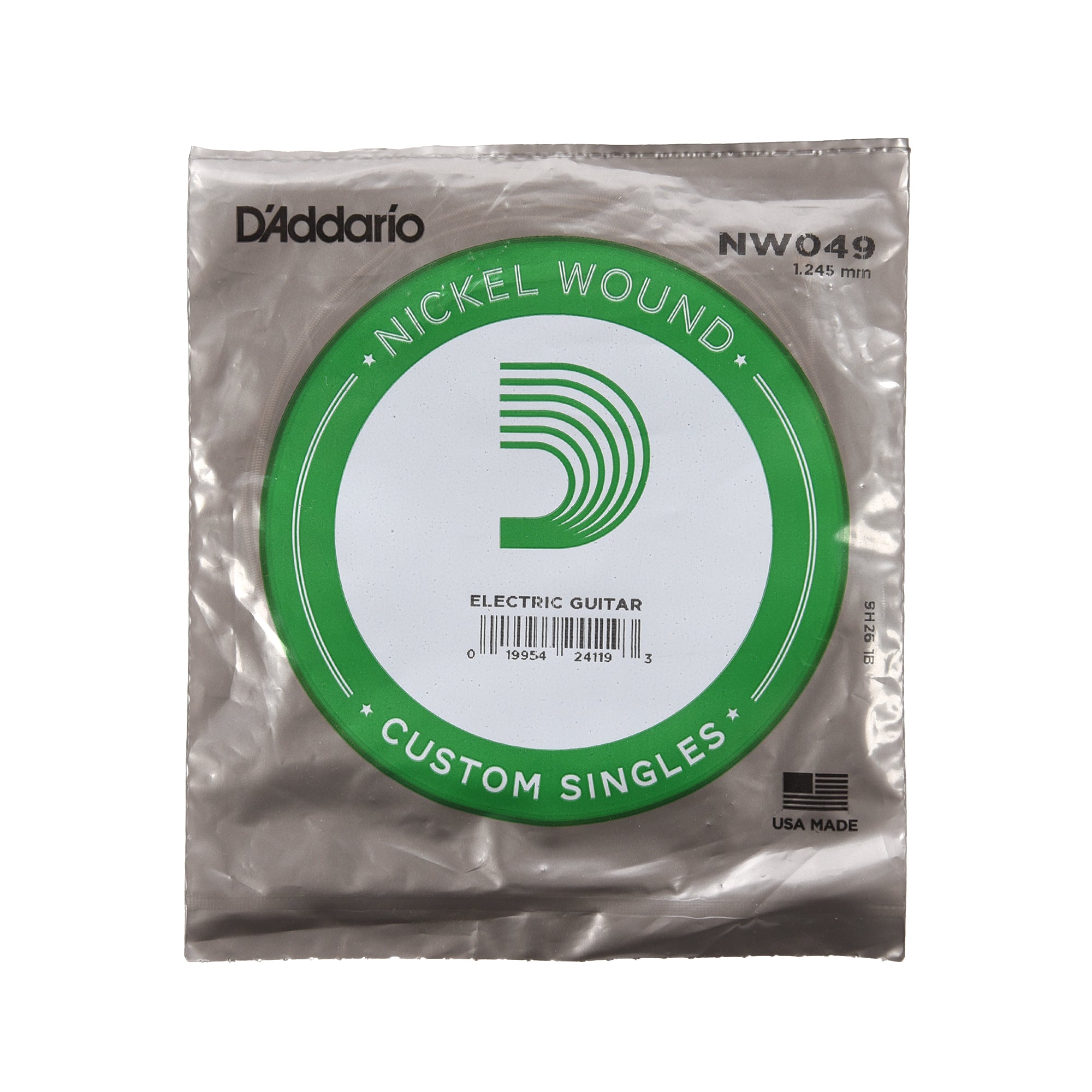 D'Addario Nickel Wound Single String 049 Accessories / Strings / Guitar Strings