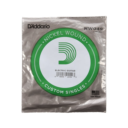 D'Addario Nickel Wound Single String 049 Accessories / Strings / Guitar Strings