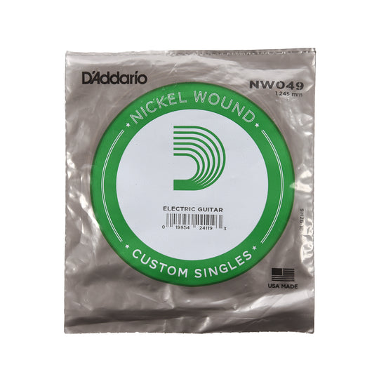 D'Addario Nickel Wound Single String 049 Accessories / Strings / Guitar Strings
