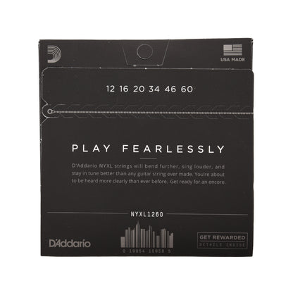 D'Addario NYXL Electric Guitar Strings Extra Heavy 12-60 Accessories / Strings / Guitar Strings