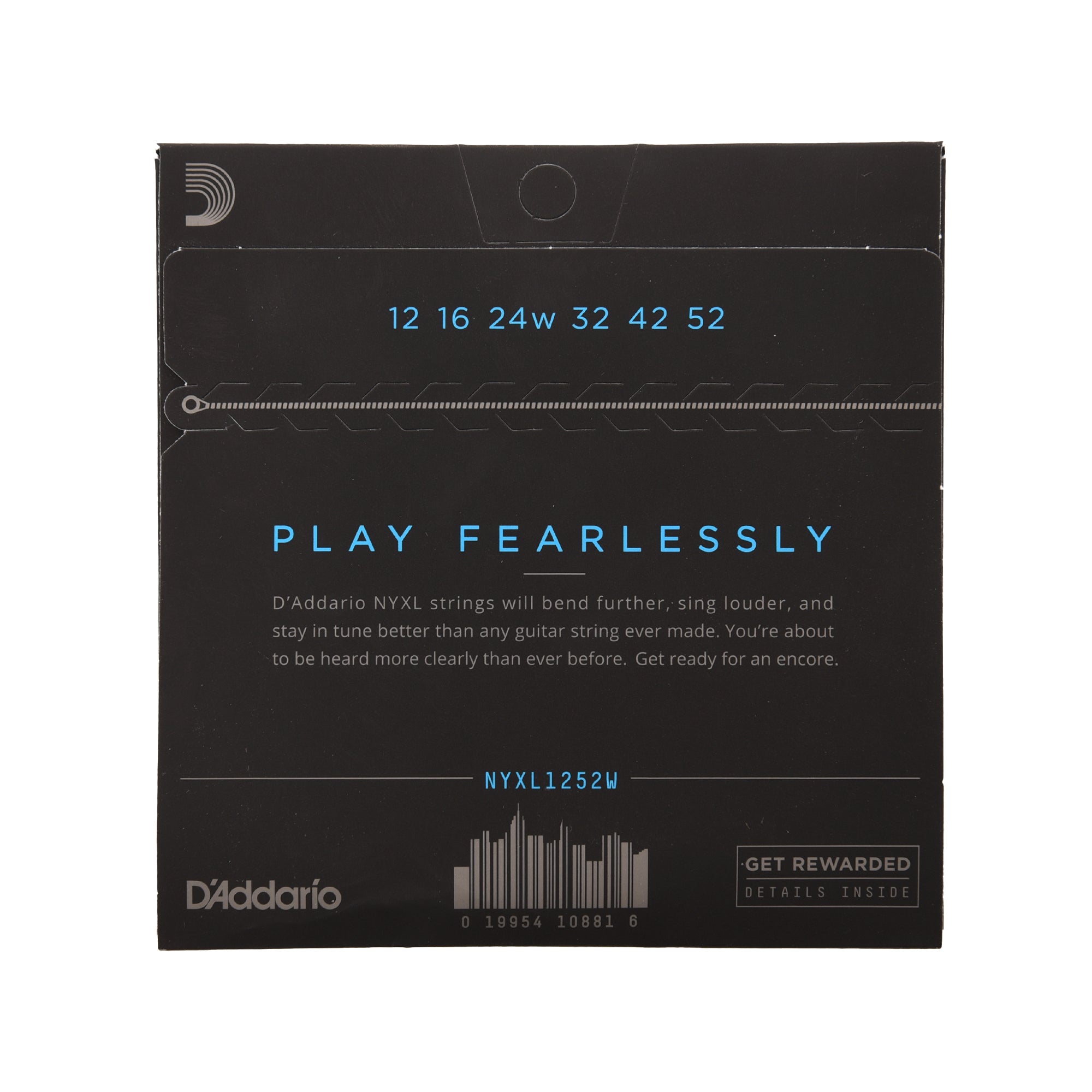 D'Addario NYXL Electric Guitar Strings Lite Wound Third 12-52 Accessories / Strings / Guitar Strings