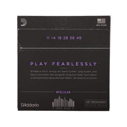 D'Addario NYXL Electric Guitar Strings Medium 11-49 Accessories / Strings / Guitar Strings