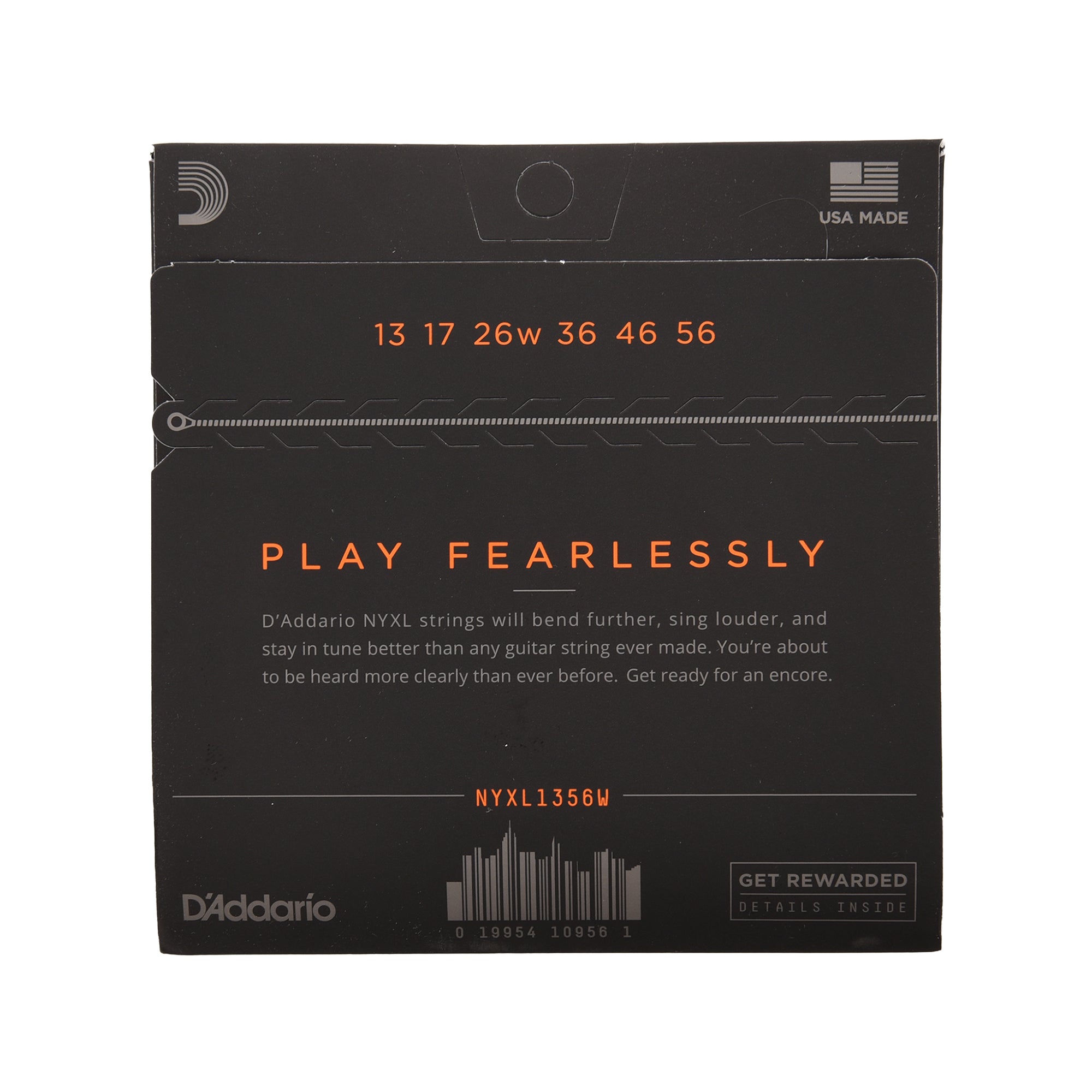 D'Addario NYXL Electric Guitar Strings Medium Wound Third 13-56 Accessories / Strings / Guitar Strings
