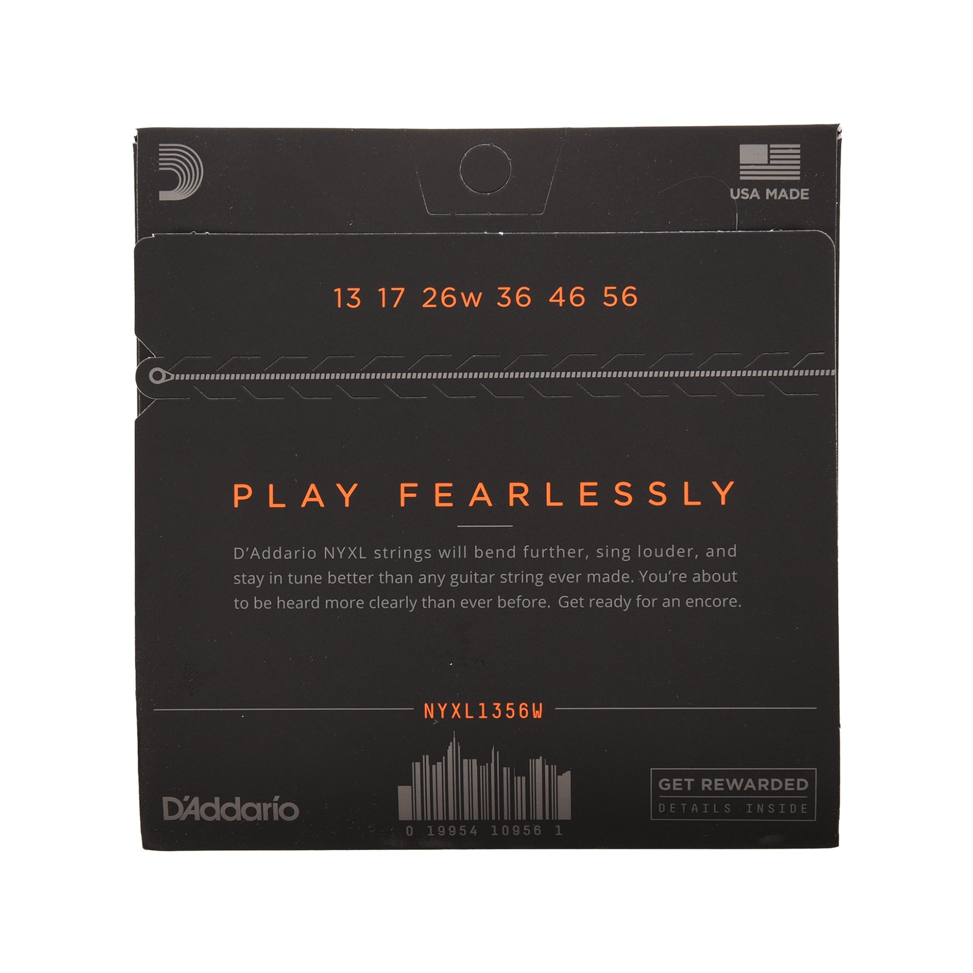 D'Addario NYXL Electric Guitar Strings Medium Wound Third 13-56 Accessories / Strings / Guitar Strings