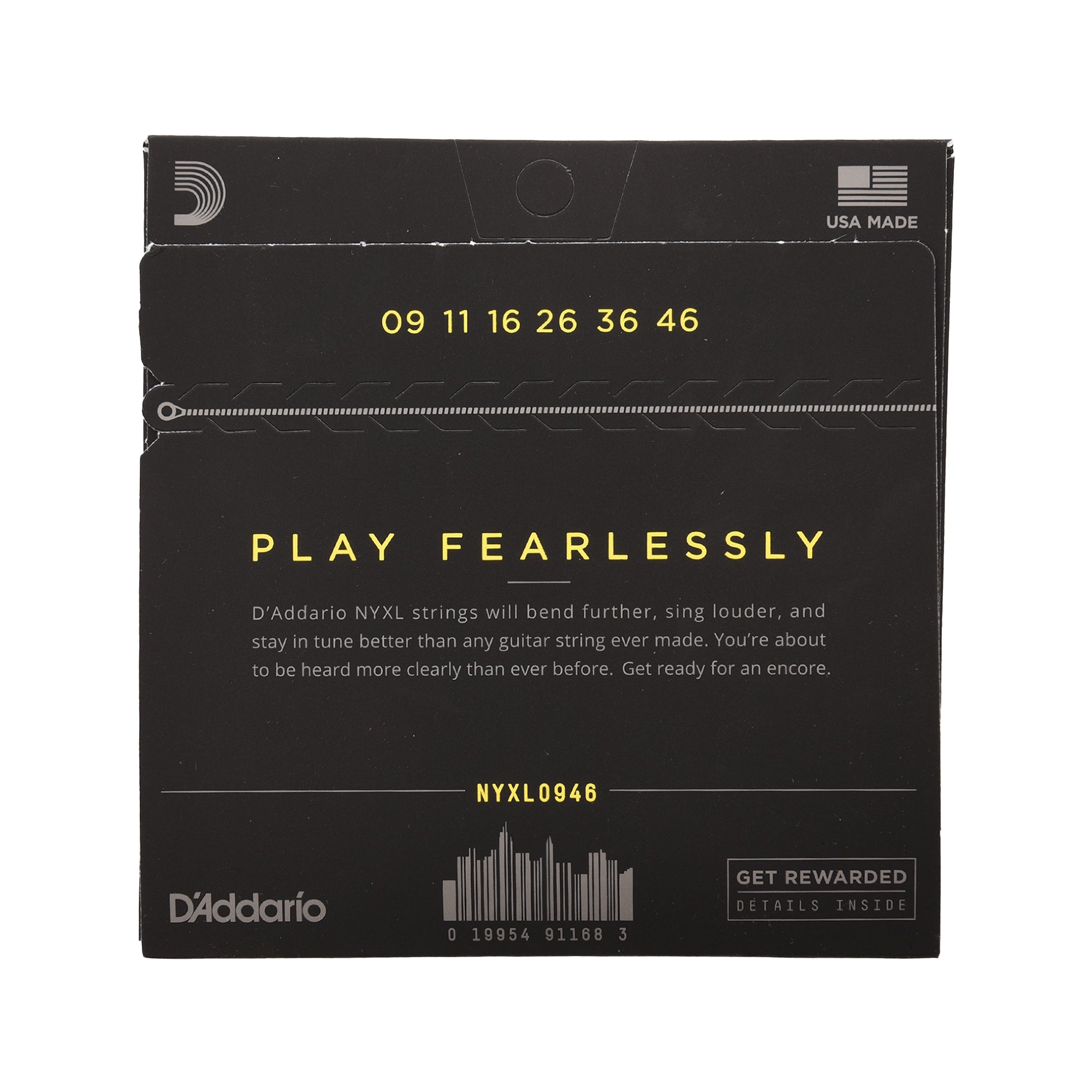D'Addario NYXL Electric Guitar Strings Super Light Top/Regular Bottom 9-46 Accessories / Strings / Guitar Strings