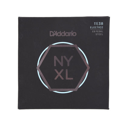 D'Addario NYXL1138PS NYXL Pedal Steel Guitar Strings 11-38 Regular Light E9 Accessories / Strings / Guitar Strings