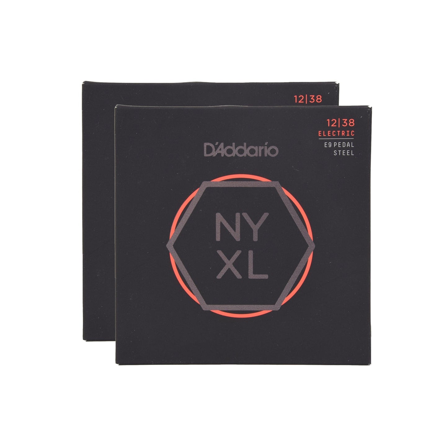 D'Addario NYXL1238PS NYXL Pedal Steel Guitar Strings 12-38 Custom Medium E9 2 Pack Bundle Accessories / Strings / Guitar Strings