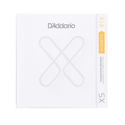 D'Addario XSAPB1256 XS Phosphor Bronze Coated Acoustic Guitar Strings 12-56 Light Top/Medium Bottom Accessories / Strings / Guitar Strings